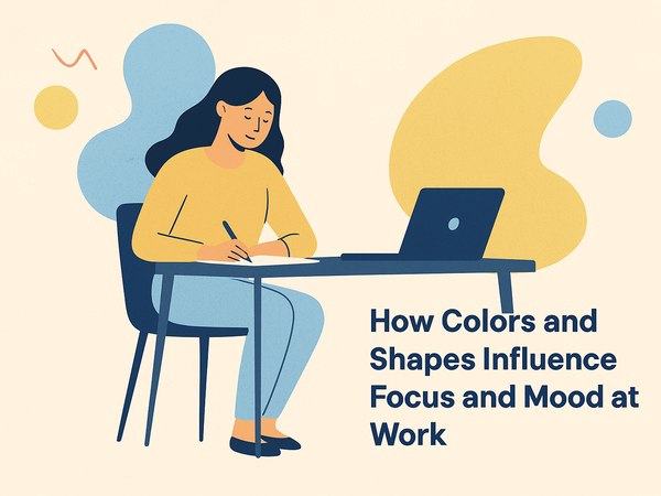 How Colors and Shapes Influence Focus and Mood at Work