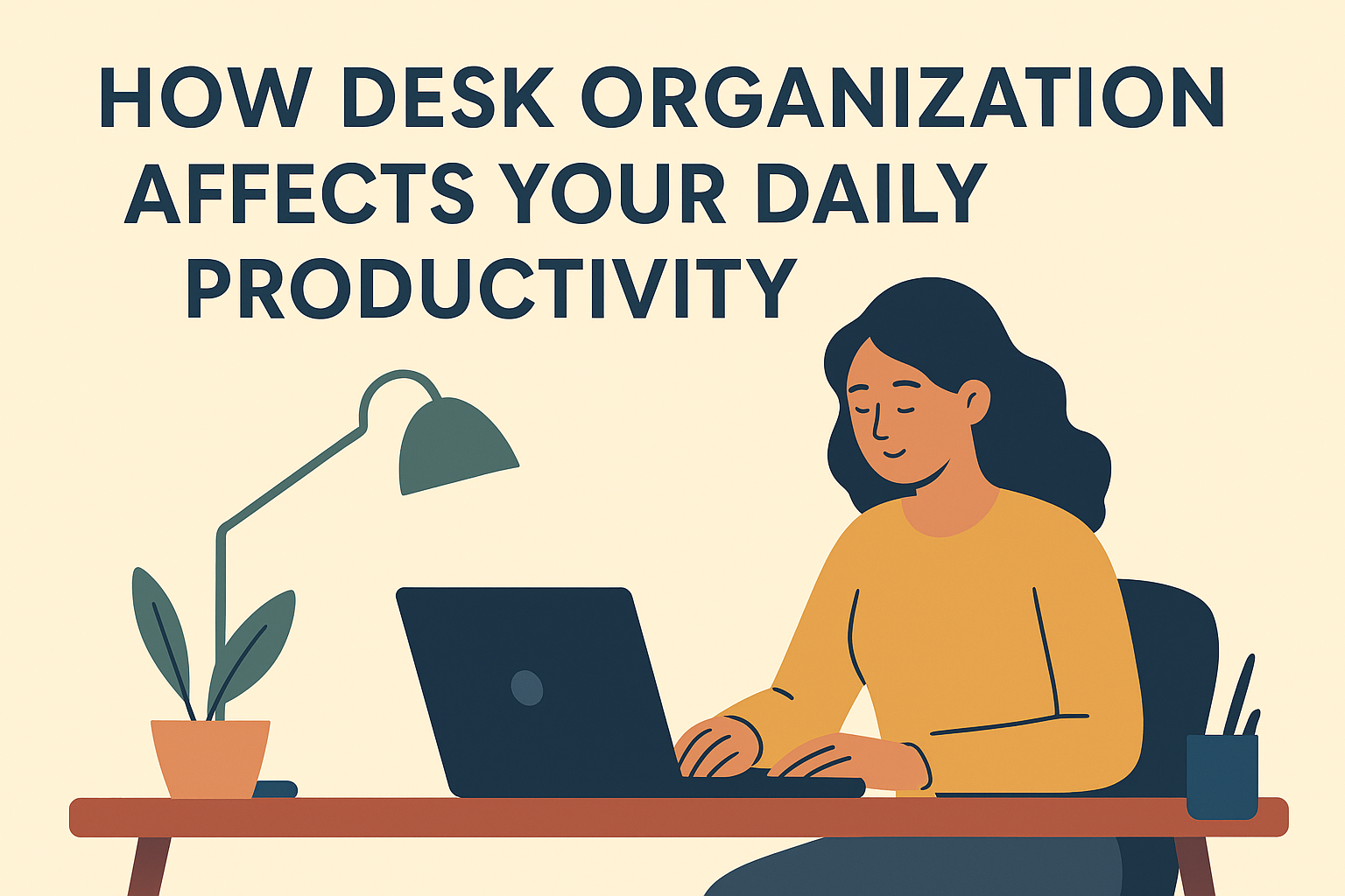 How Desk Organization Boosts Productivity
