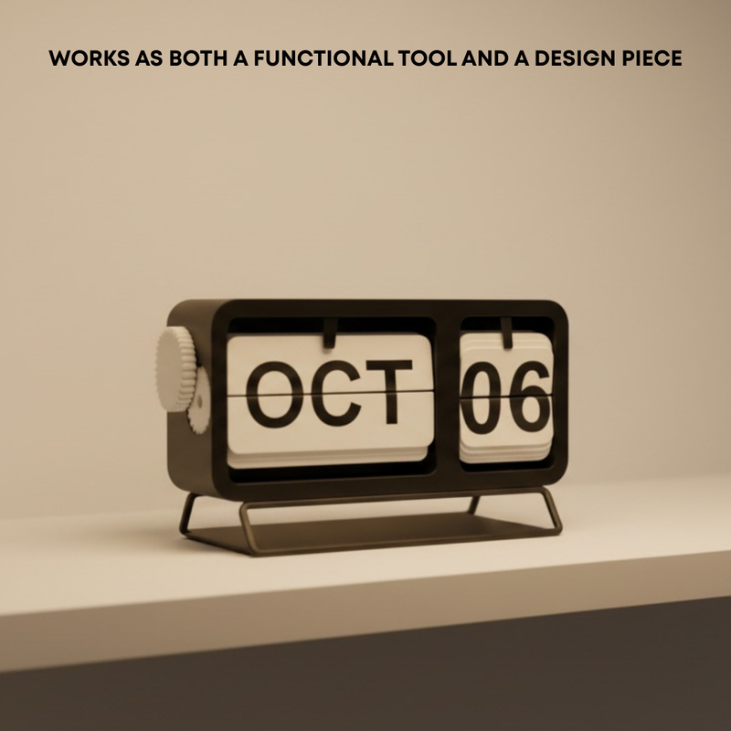FlipFrame Desk Calendar