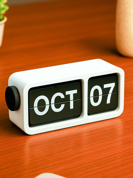 White Color Desk Clender