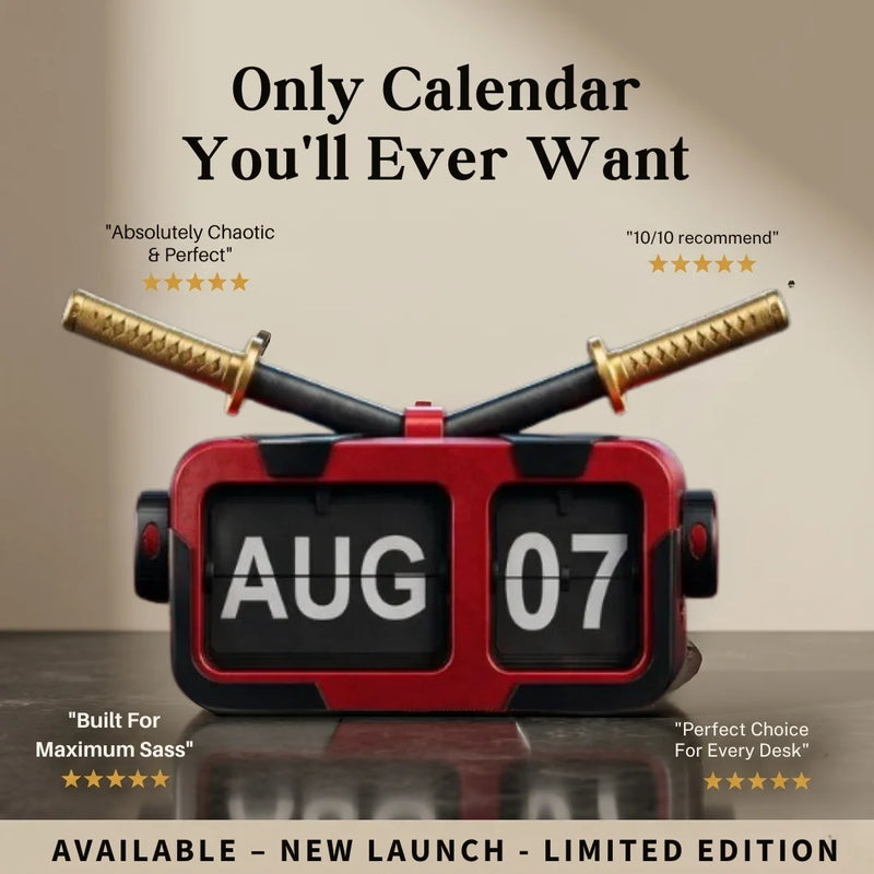 Flip Calendar DeadPool Inspired