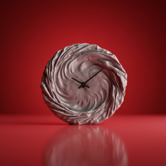 Twist Cloth Clock