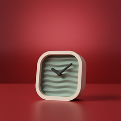 Wavy Desk Clock