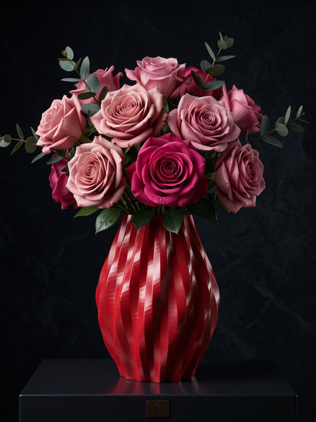 Ruby Bloom Vase