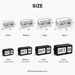 FlipFrame Desk Calendar