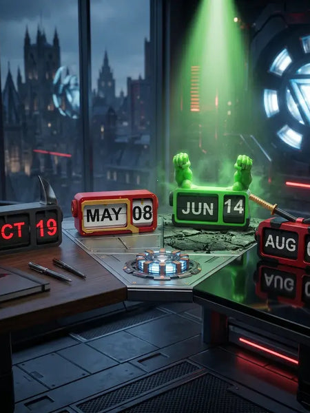 SuperHero Inspired Flip Calendars