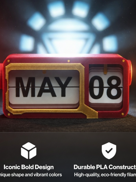 Flip Calendar Ironman Inspired