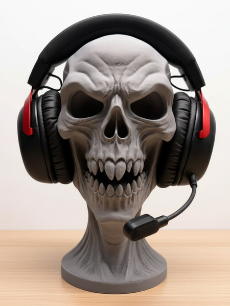 Scary Skull Headphone Holder