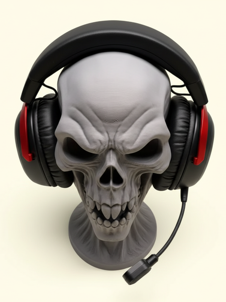 Scary Skull Headphone Holder