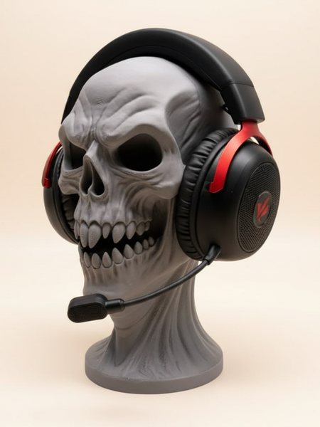 Scary Skull Headphone Holder